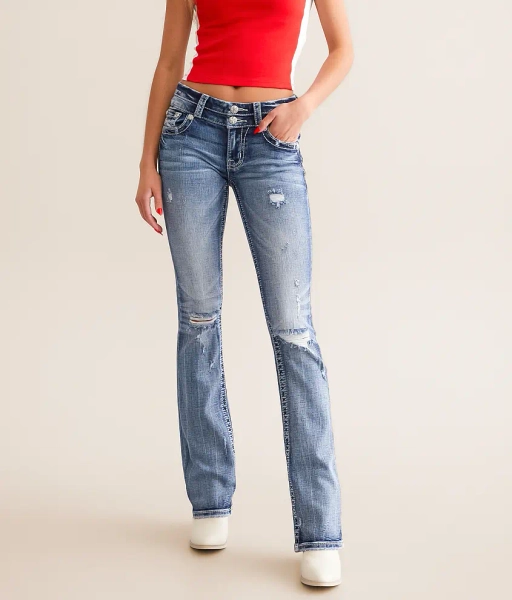22 M819C Low Rise Tailored Boot Stretch Jean
