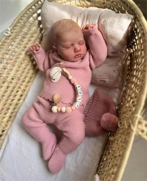 Anano Full Body Silicone Reborn Baby Dolls Realistic Girl 20 Inch Soft Real Life Looking New Born Baby Dolls Squishy Silicone Babies Anatomically
