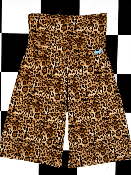 SWEET LORD O'MIGHTY! BOW GAUCHO IN BROWN LEOPARD