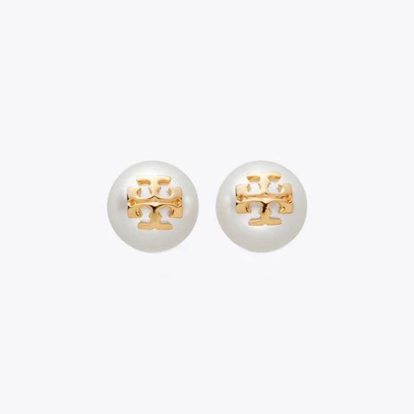 Tory Burch Kira Pearl Stud Earrings