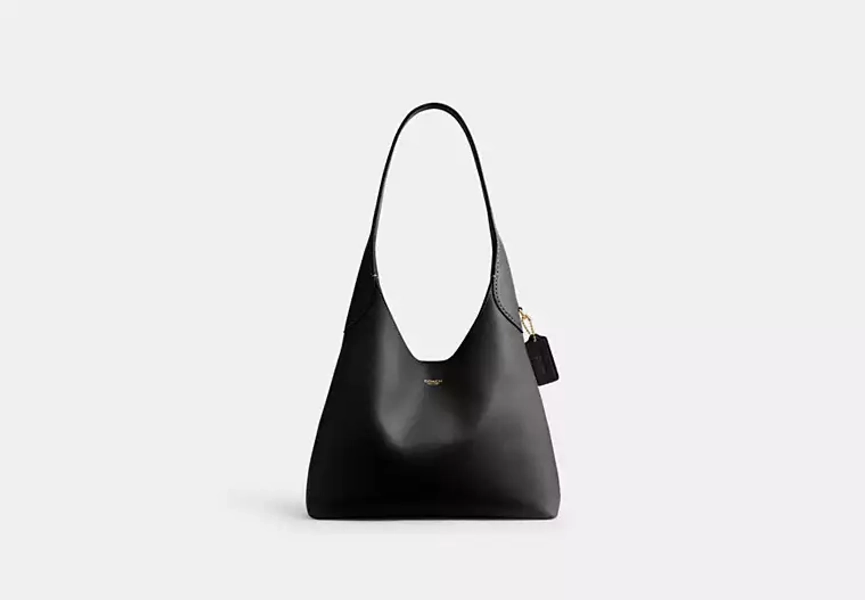 Brass/Black Brooklyn Shoulder Bag 28