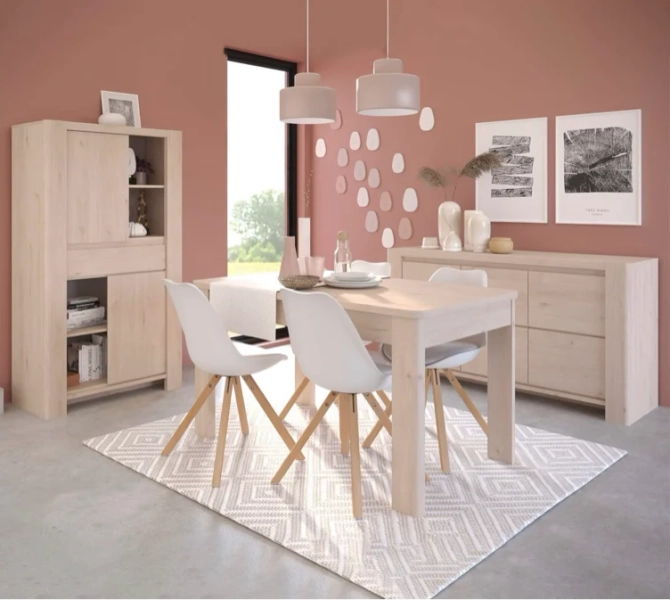 Mesa retangular PORTLAND | HOMYCASA