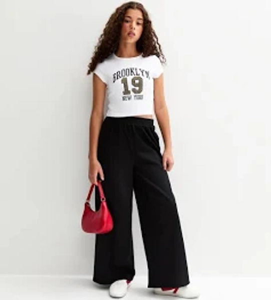 New Look Girls' Super Wide Leg Joggers