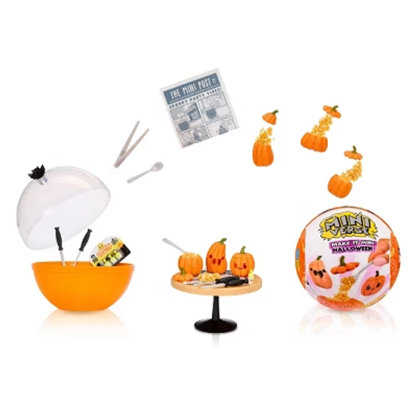 MGA's Miniverse Make It Mini Halloween 2025, Beetlejuice, Mini Collectibles: Includes Accessory Pieces, Polypropylene Material