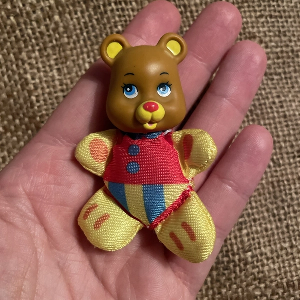 Vintage Lewis Galoob SO SMALL BABIES Baby Doll Toy Figure 1989 Marzi Panda Pet