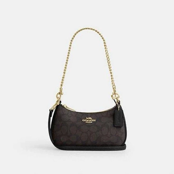 COACH Women's Teri Mini Crossbody Bag - Black - Shoulder bags