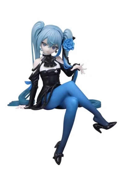 Hatsune Miku Noodle Stopper PVC Statue Blue Rose Ver. 14 cm