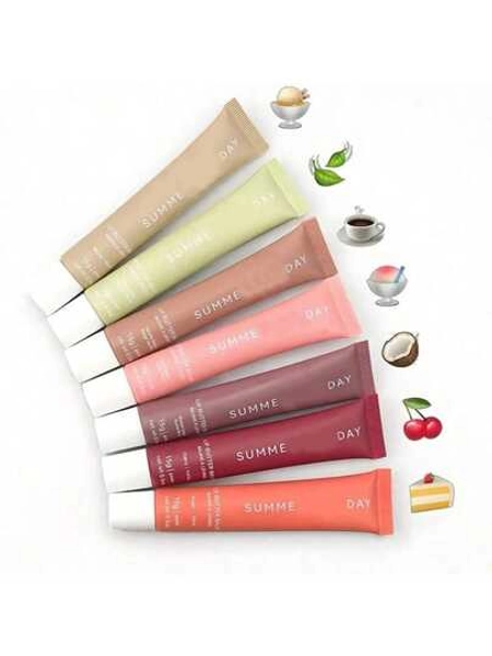 4-Pack Christmas Lipstick -- Repair Lip Mask And Moisturizing Lipstick, Instantly Moisturize, Brighten And Moisturize -- Light Dyeing, Soothing Lip Care, Perfect Gift For Daily Care