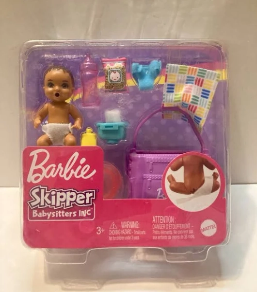 Barbie Skipper Babysitters Inc. Feeding and Changing Playset