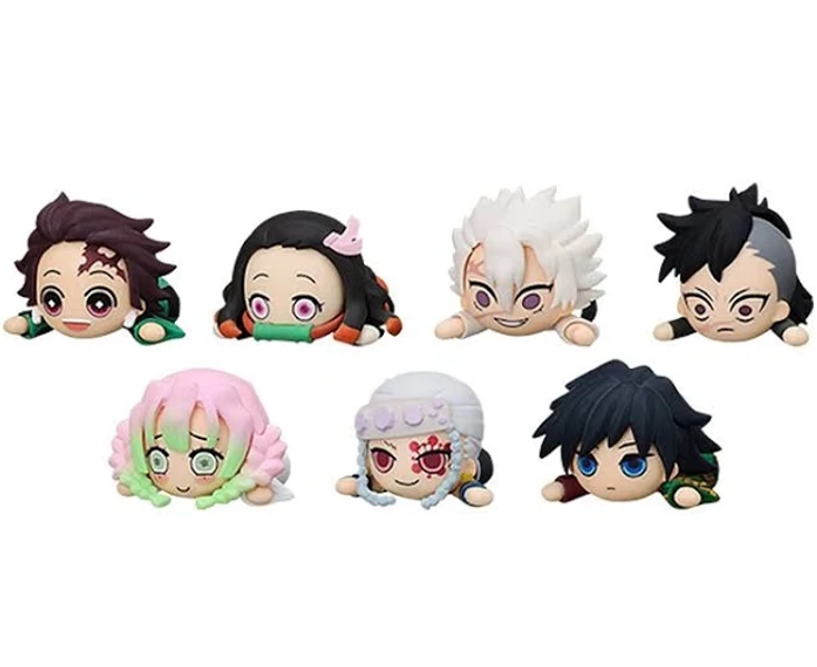 Demon Slayer: Kimetsu no Yaiba Lay-Down Vol. 1 Set of 7 Figures