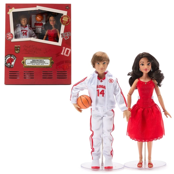 Troy Bolton and Gabriella Montez Limited Edition Collector Doll Set – High School Musical 20th Anniversary – 11 1/2''