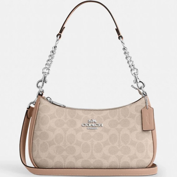 Coach Women's Teri Shoulder Bag in Signature Canvas