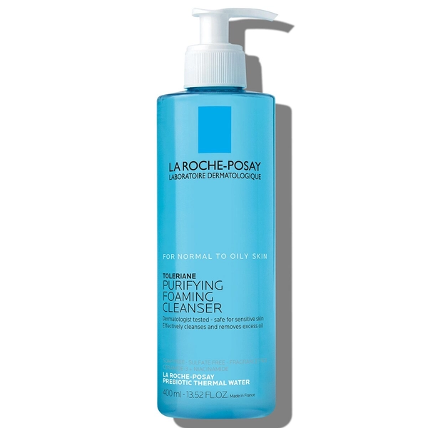 La Roche-Posay Purifying Toleriane Foaming Face Wash for Oily Skin, 13.5 Ounces, 6.76 Ounces