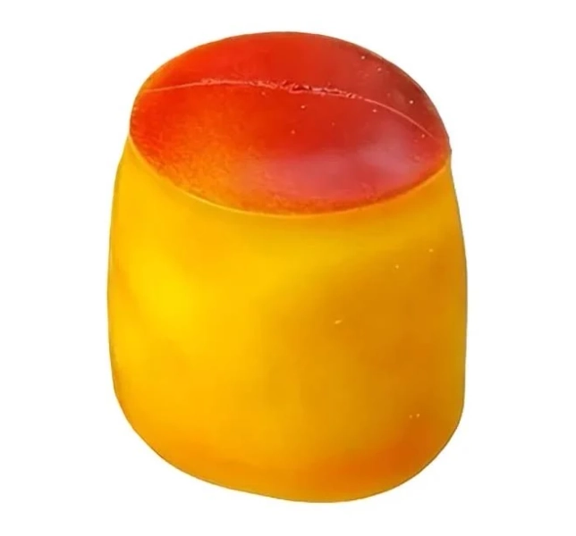 Crunchy Caramel Pudding Stress Ball Squishy Toy Crispy Peanuts, Potatoes Stress Ball Fidget Toy ASMR