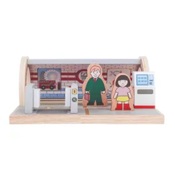 Bigjigs Rail London Underground Station Train Toy