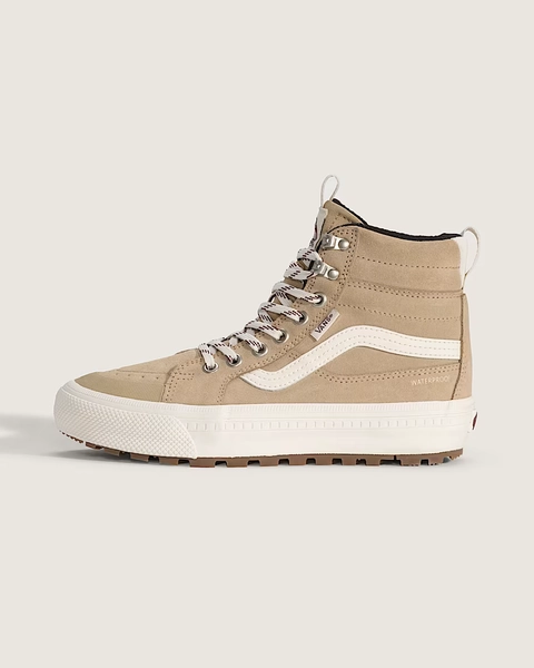 Sk8-Hi Waterproof Insulated Shoe in Brown / White | Vans