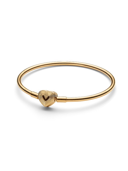 FINAL SALE - Radiating Heart Clasp Bangle