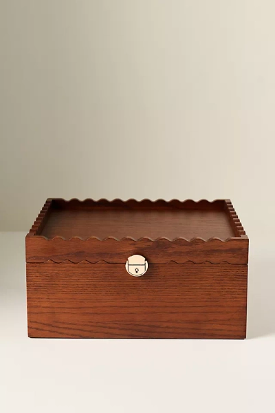 Curio Blvd 2-in1 Oak Jewelry Keepsake Case