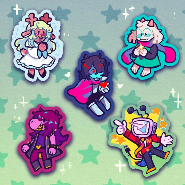 Deltarune stickers