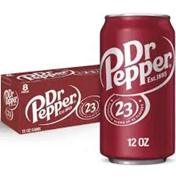Dr Pepper Soda, 8 Pack