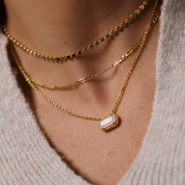 Aura Silver Opal Necklace