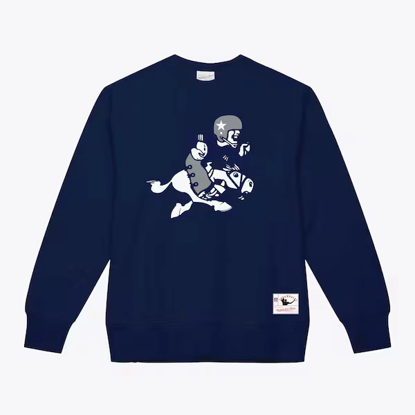 Dallas Cowboys Navy Team Basic Pullover Sweatshirt