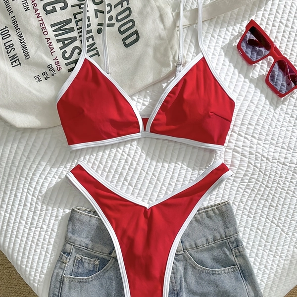 Seman Women's Summer Beach Vacation Thin Strap Sexy Bikini