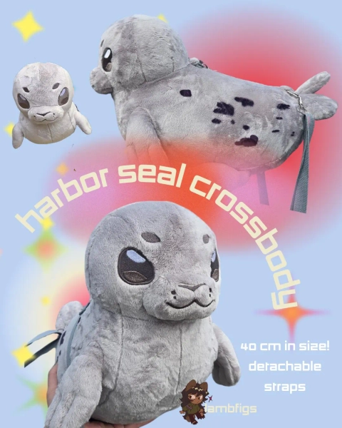 Plush Seal Crossbody Bags