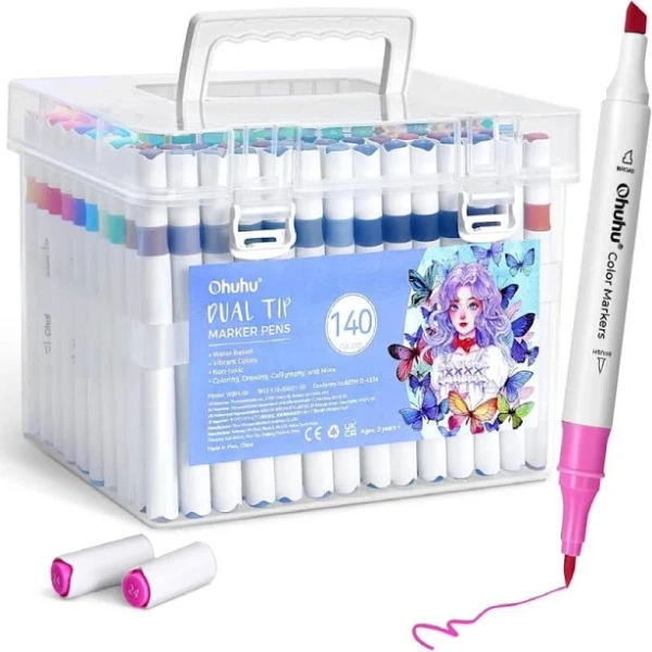 Ohuhu No-Bleed Markers