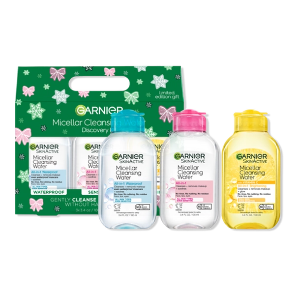 SkinActive Micellar Face Cleansing Holiday Kit Travel-size