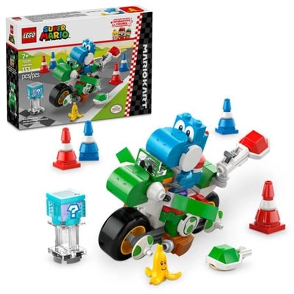 LEGO Super Mario: Mario Kart Yoshi Bike Building Toy