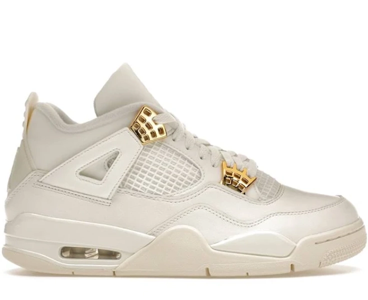 Air Jordan 4 Retro Metallic Gold Women's