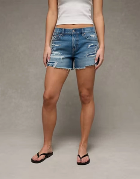 AE Stretch Low-Rise Ex-Boyfriend Denim Short