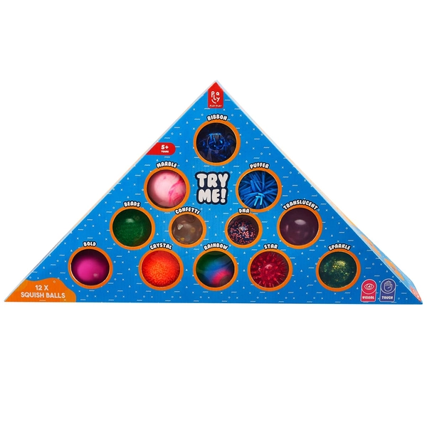 Squishy Ball Set 12pk