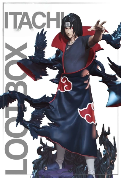 Crow Ninja 3D Print STL – Anime Ninja Fan Art Statue |Red Cloud Model