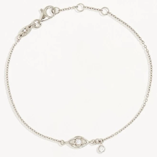 Charlotte I Am Protected Sterling Silver Bracelet