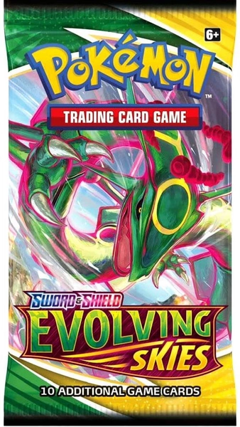 Pokemon Sas7 Evolving Skies Booster Pack - Walmart.com