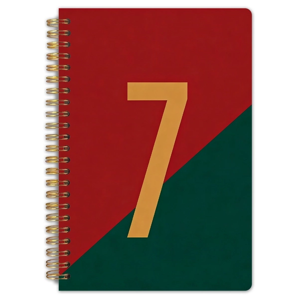 1* Jersey Notebook with * Jersey Design - Spiral Bound Football Diary, Perforated Pages &amp; Soft Cover Suitable for Fan Notes, Gift for,, Football Enthusiasts,, Office Supplies, Football Themed Journal