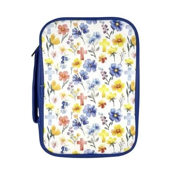 Christianbook Exclusive Graceful Cross Floral Bible Cover
