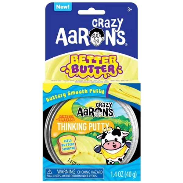 Crazy Aaron's Better Butter 3.5" Thinking Putty Tin