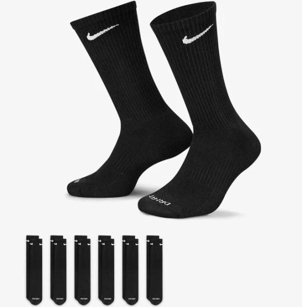 Nike Men's Everyday Plus Cushioned Crew Socks