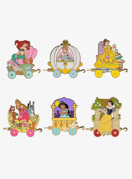 Disney Princesses Train Car Blind Box Enamel Pin - BoxLunch Exclusive