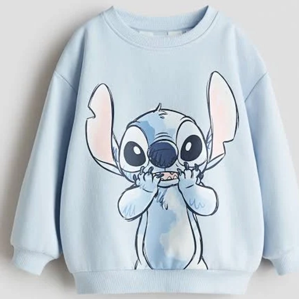 Girls H&M White/Inside Out Printed Sweatshirt