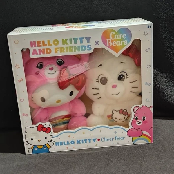 Hello Kitty x Care Bears Collaboration Stuffed Toys