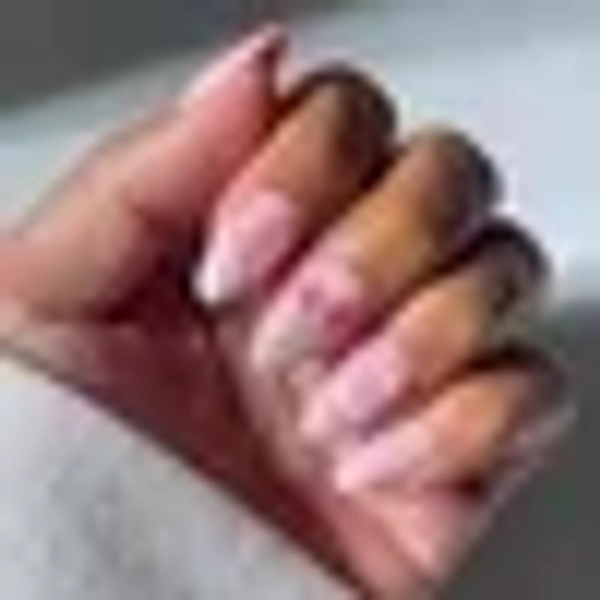 Salon Perfect Artificial Fake Press On Nails, 455 Viral Nail Edit Cherry Bow, Short Almond, File, Glue and Prep Pad Included, 30 Nails