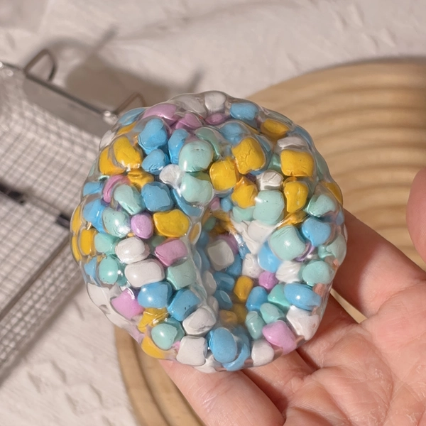 Handmade TPR Xylitol ASMR Ball Toy Suitable for Parties - Explosive Beads Sensory Fidget Toy with TPR Material & Xylitol Content, for Eid Al-Fitr, Carnival, Easter for Gatherings, Holiday Games (No Revision Request)