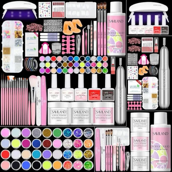 Women's Professional Acrylic Nail Kit with Drill