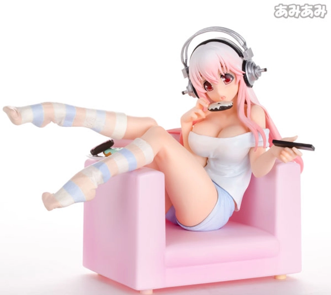 (Pre-owned ITEM:A/BOX:B)Super Sonico Sonico-chan Seikatsu Micchaku Shuzai Special Figure -Oyatsu Time- (Game-prize)(Released)