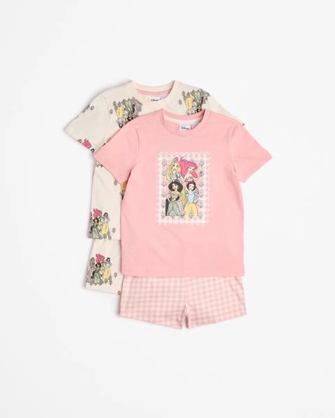 Disney Princess Australian Cotton Pyjama Set 2 Pack