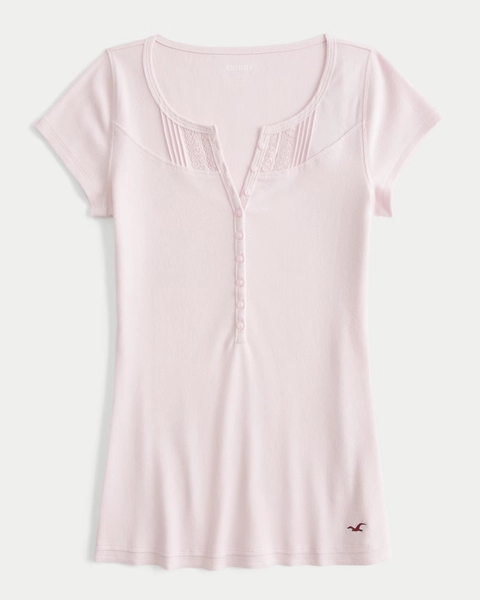 Short-Sleeve Icon Henley